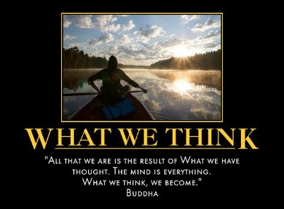 What we think we become Quote